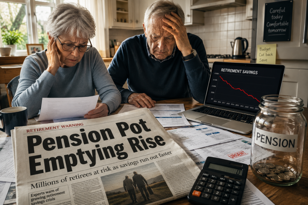 Pension Pot Emptying Rise