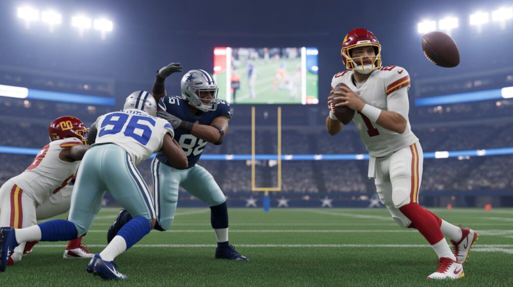 Washington Commanders vs Dallas Cowboys Match Player Stats