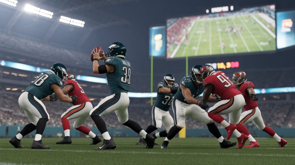 Philadelphia Eagles vs Tampa Bay Buccaneers Match Player Stats