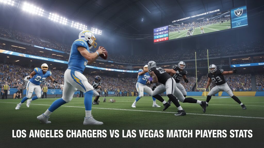 los angeles chargers vs las vegas raiders match player stats