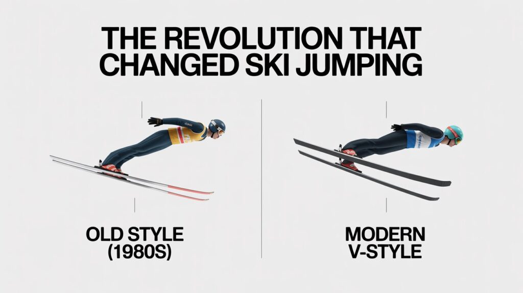 How is it possible for ski jumpers to stay in the air so long and how do they train for that?