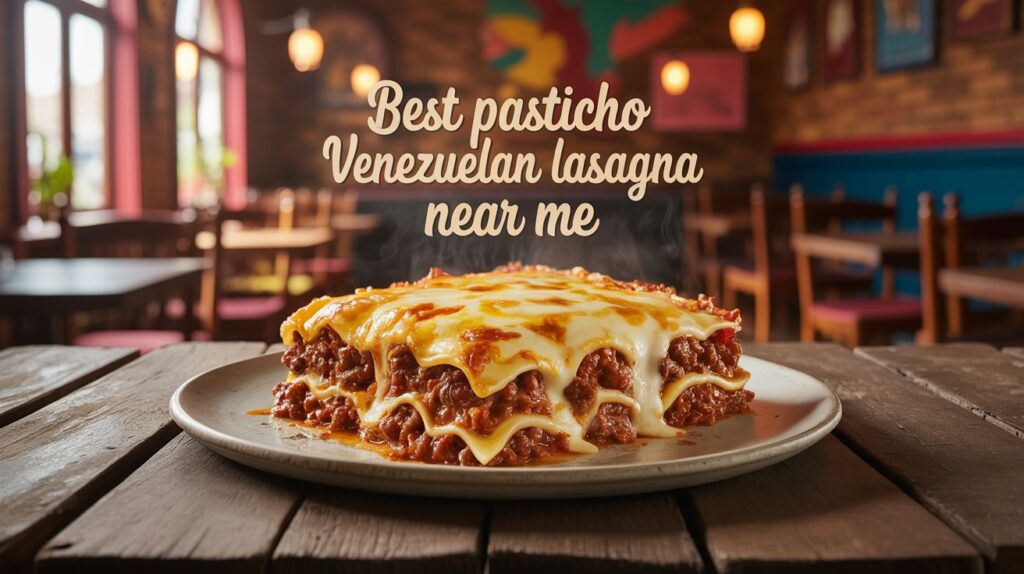 Best Pasticho Venezuelan Lasagna Near Me