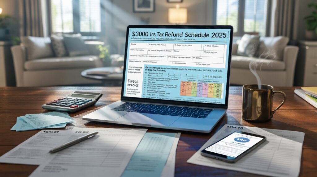 $3000 Irs Tax Refund Schedule 2025