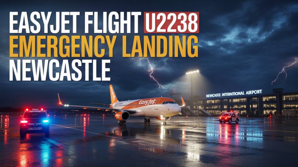 EasyJet Flight U2238 Emergency Landing Newcastle