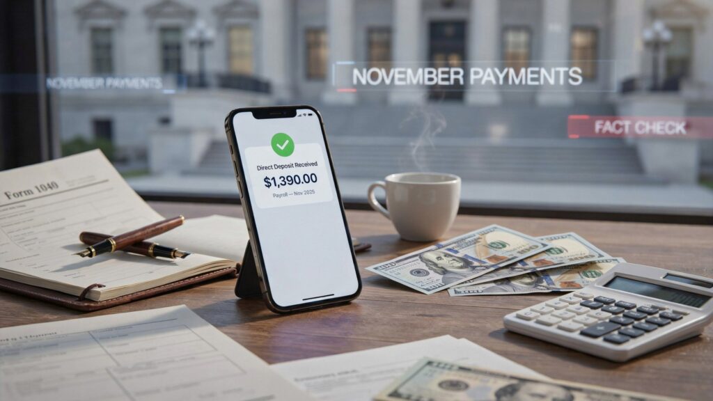 $1390 Direct Deposit November 2025